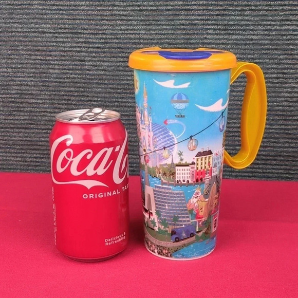 Two Walt Disney World 50th Anniversary Souvenir Drink Mugs/Sipper Cups 2021 - Picture 11 of 11